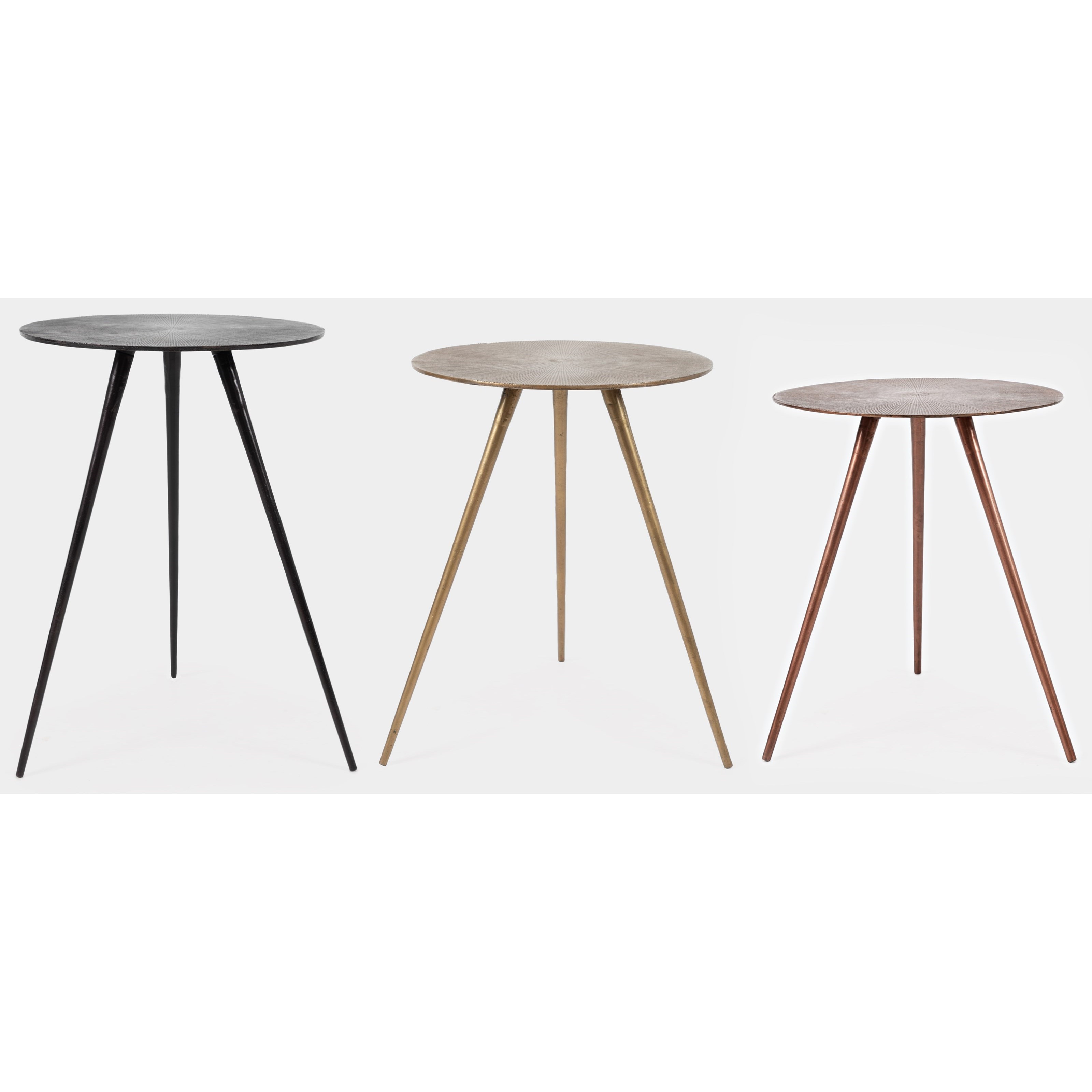 Jofran Global Archive 3PC Carly Accent Table Set Lindy's Furniture